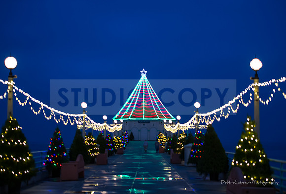 Holiday at Manhattan Beach Pier CA